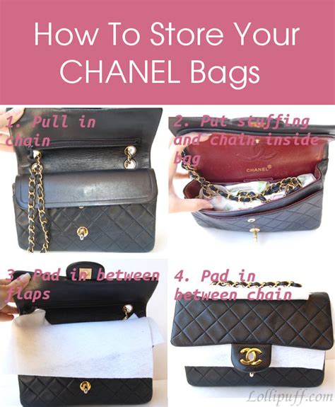 best way to store chanel bag|chanel leather bag instructions.